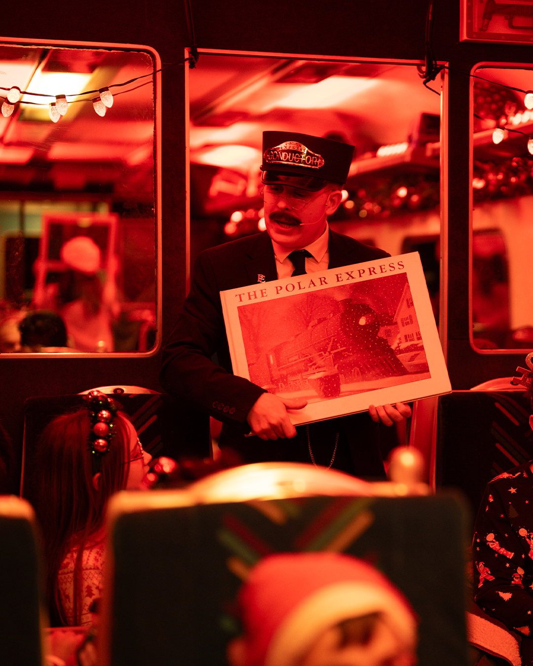 conductor on board the polar express